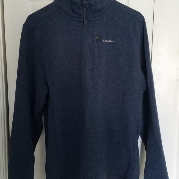 Mens Blue Eddie Bauer sweatshirt large